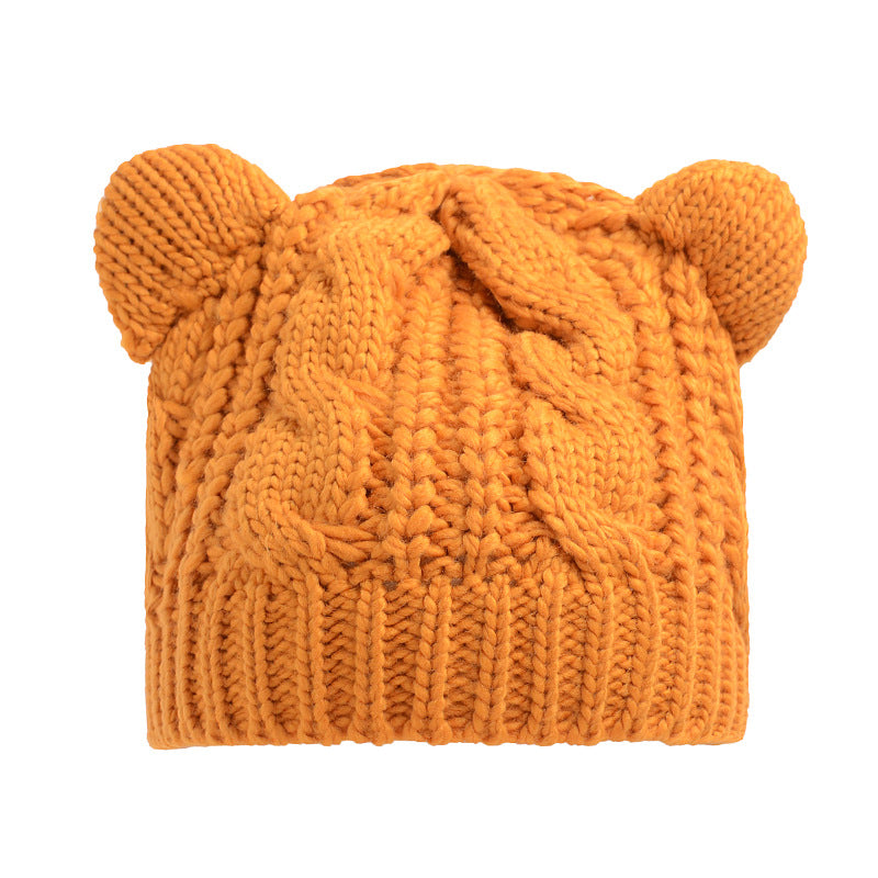 3D Cat Ear Winter Beanie