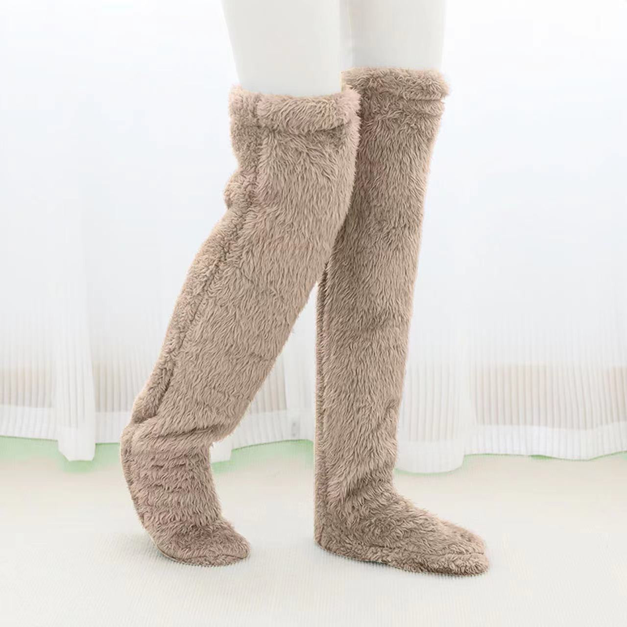 Over Knee Fuzzy Winter Socks