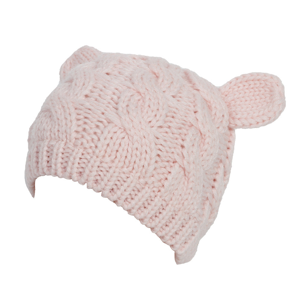 3D Cat Ear Winter Beanie